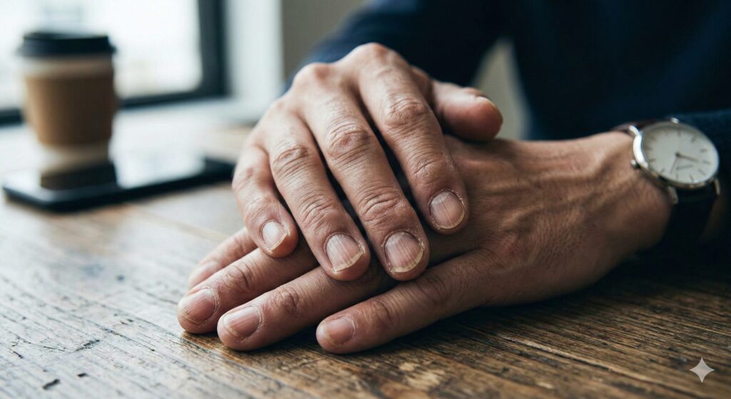 なぜ「40代からの男の爪」は汚く見えるのかイメージ